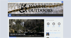 Desktop Screenshot of makeitoutdoors.com