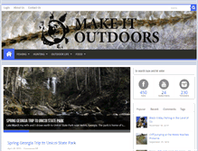 Tablet Screenshot of makeitoutdoors.com